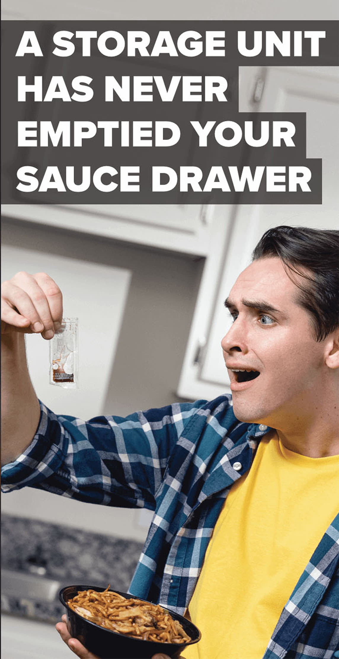 Manhattan Mini Storage Billboard - A Storage Unit Has Never Emptied Your Sauce Drawer