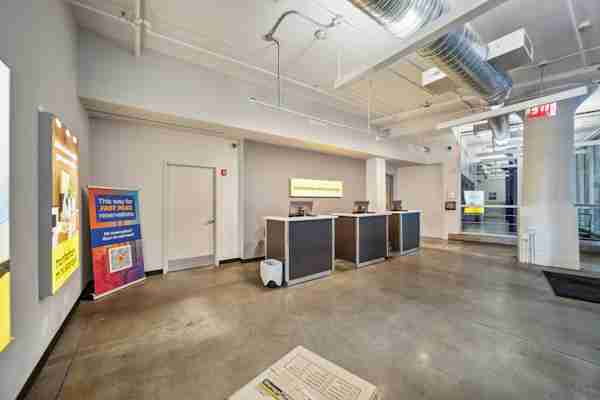 Front desk of Manhattan Mini Storage at 645 W 44th St