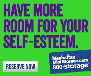 Manhattan Mini Storage Billboard "Have more room for your self-esteem"