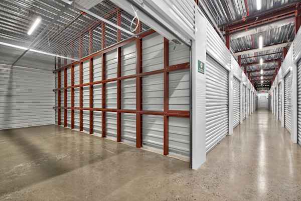 large open storage units at Manhattan Mini Storage at Westhampton Beach, NY