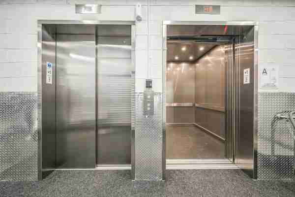 elevators at Manhattan Mini Storage in New York City