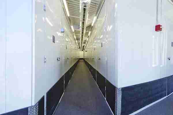 a row of large self storage units at Manhattan Mini Storage on Braodway