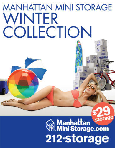 Manhattan Mini Storage Billboard "Winter Collection"