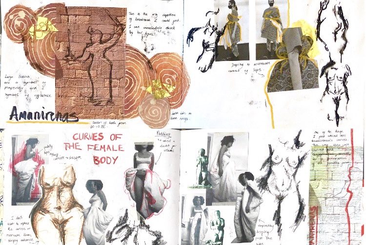 Habiba Garba behind scenes 1