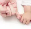 baby and mum hands