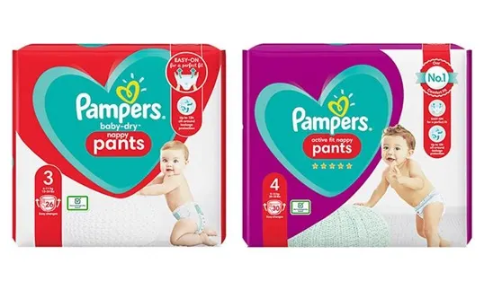Pampers Baby Dry & Active Fit Nappy Pants