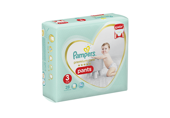 Pampers Premium Protection Nappy Pants, Size 6 (15kg+) Essential Pack |  Ocado