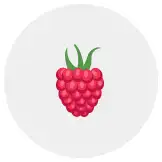 baby size of raspberry at week 8