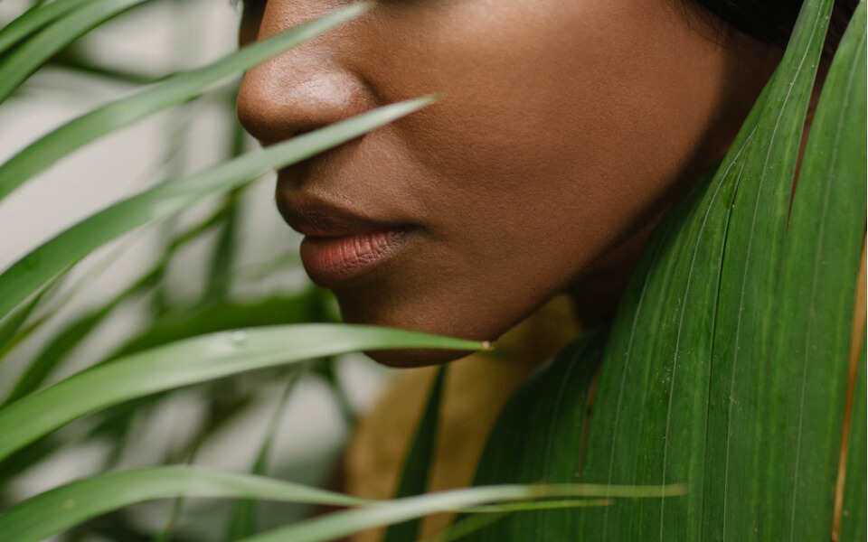 Close up of a womans face