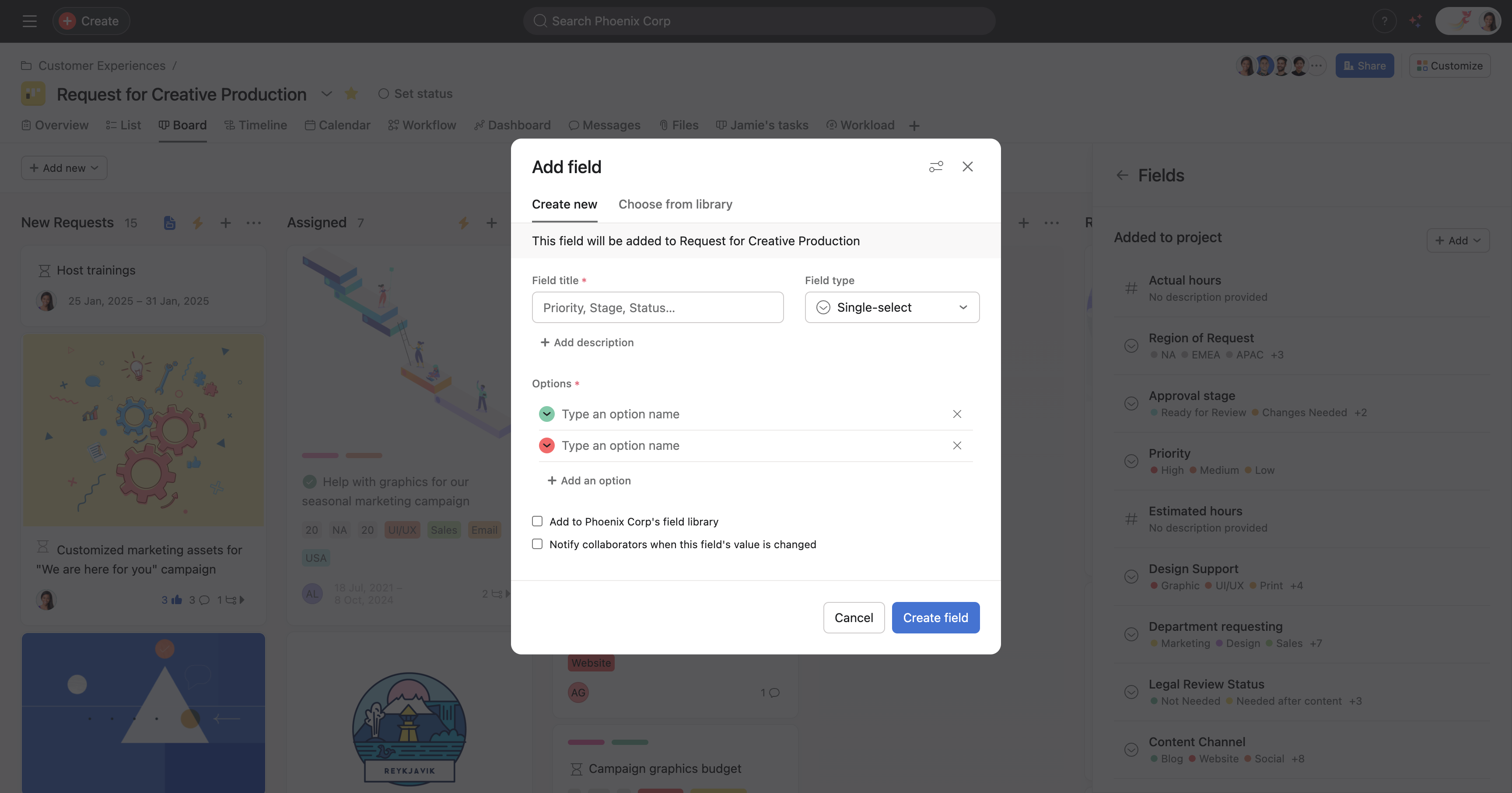 How to Create a Project in Asana