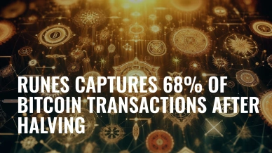 Runes captures 68- of Bitcoin Transactions After Halving.jpg