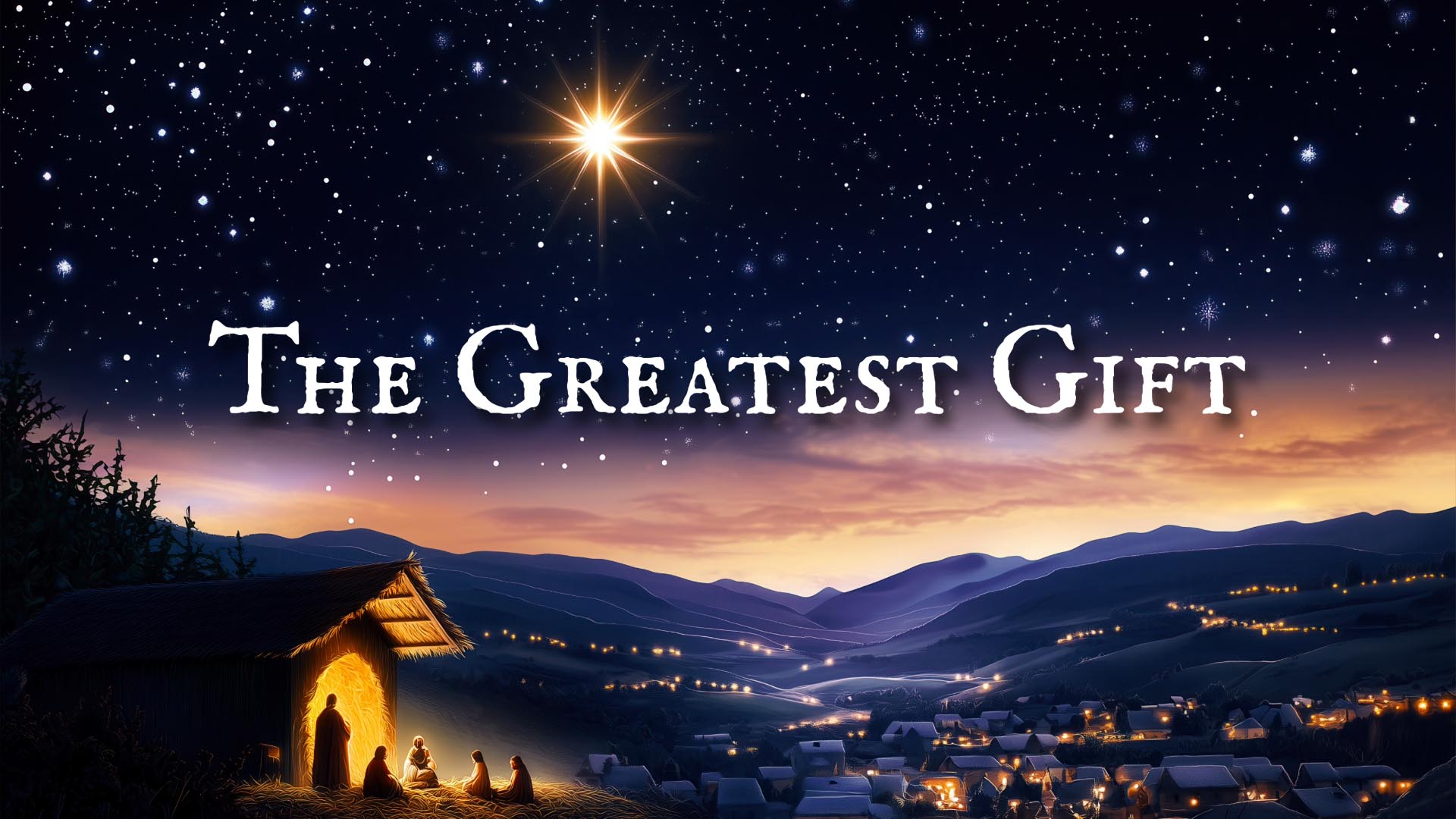 Sermon Graphic 12-22-2024 the greatest gift