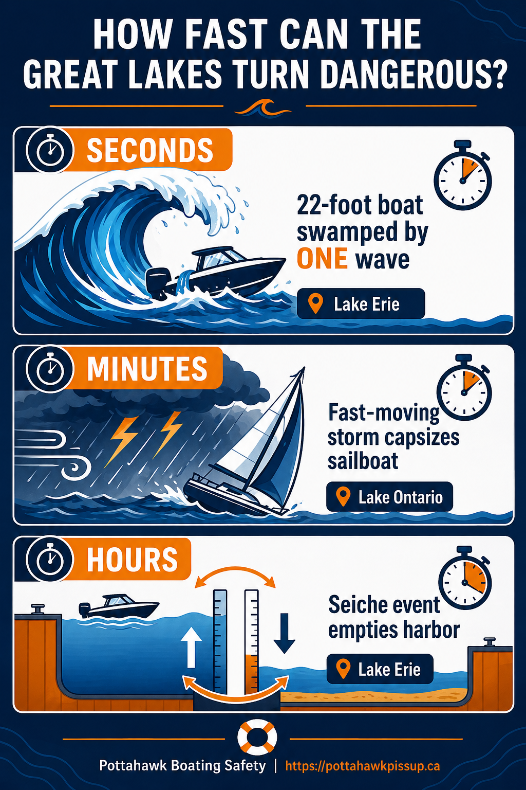 Great Lakes Danger Timeline Infographic