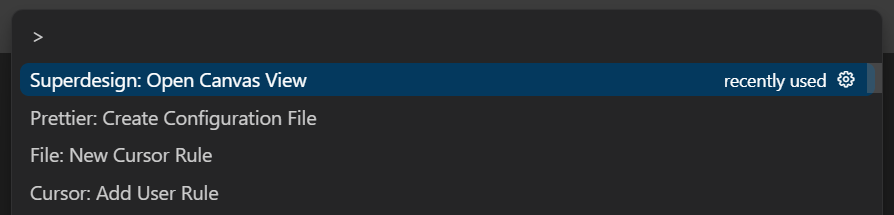 Pokazanie opcji w palecie komend VS Code
