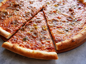 As the Seasons Turn: Two New Pizzas and Ice Cream with a Strawberry Swirl
