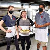 Crew crushing a busy night