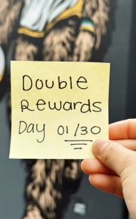 Double Rewards Day!
