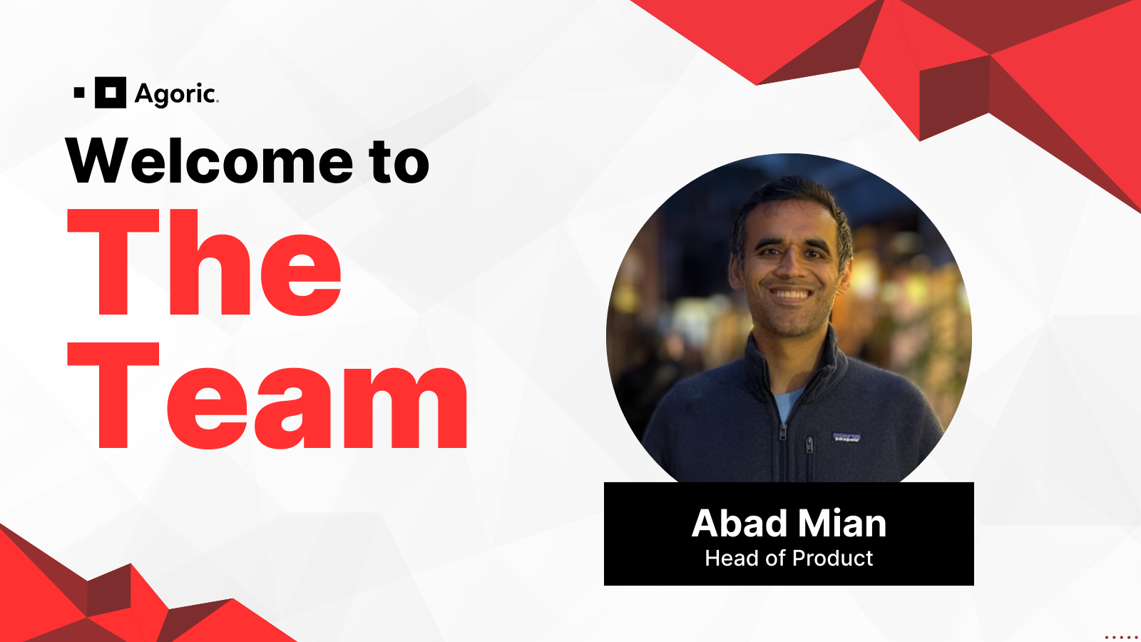 Welcome, Abad Mian