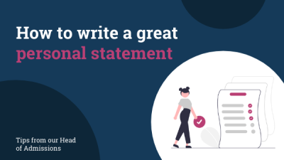 How to write a great personal statement