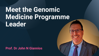 Dr John N. Giannios - Genomic Medicine and Healthcare Programme Leader