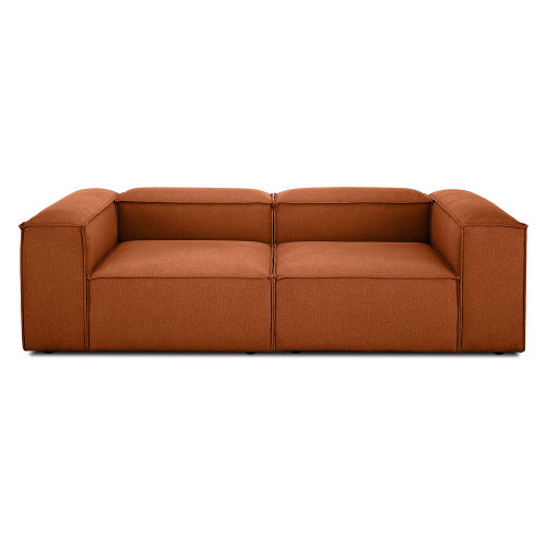Modulares Sofa Lennon (3-Sitzer) in Terrakotta