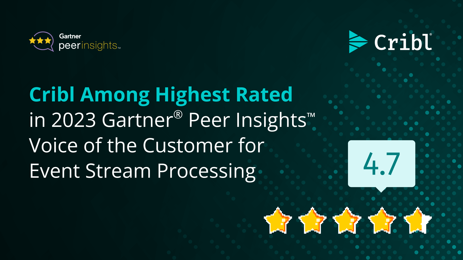 Cribl Among Highest Rated in 2023 Gartner® Peer Insights™ Voice of the ...