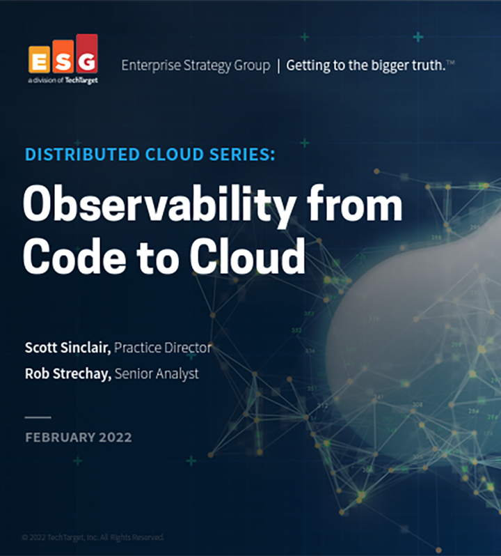 ESG: Observability from Code to Cloud