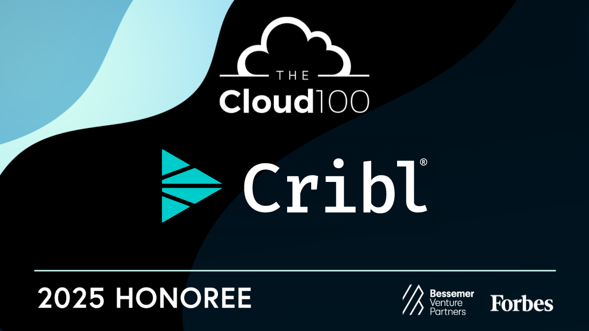 Cribl is Named to the 2025 Forbes Cloud 100 | Cribl