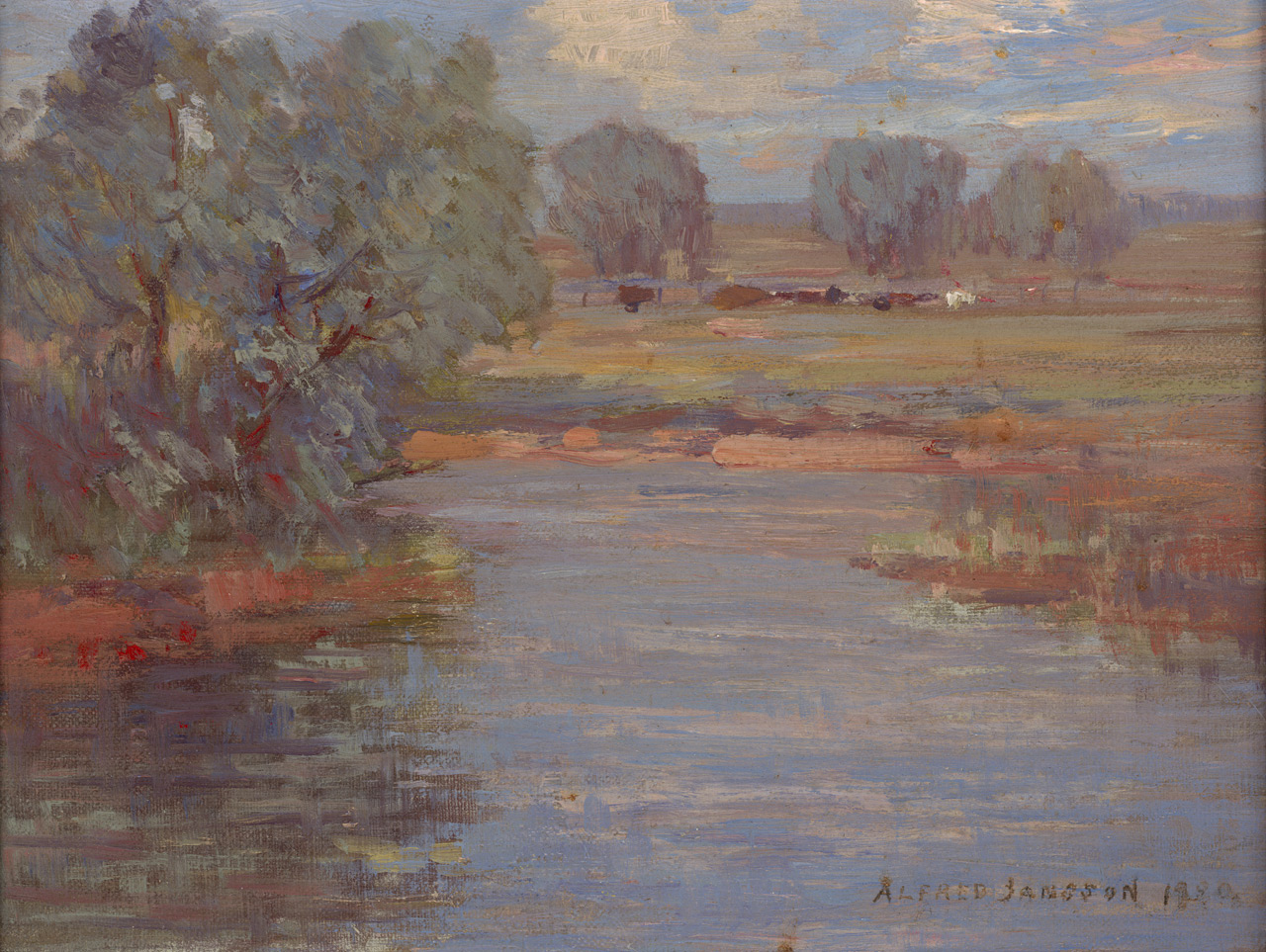 Crocker Art Museum - Art - Hayase by Hiroshi Yoshida | Crocker Art