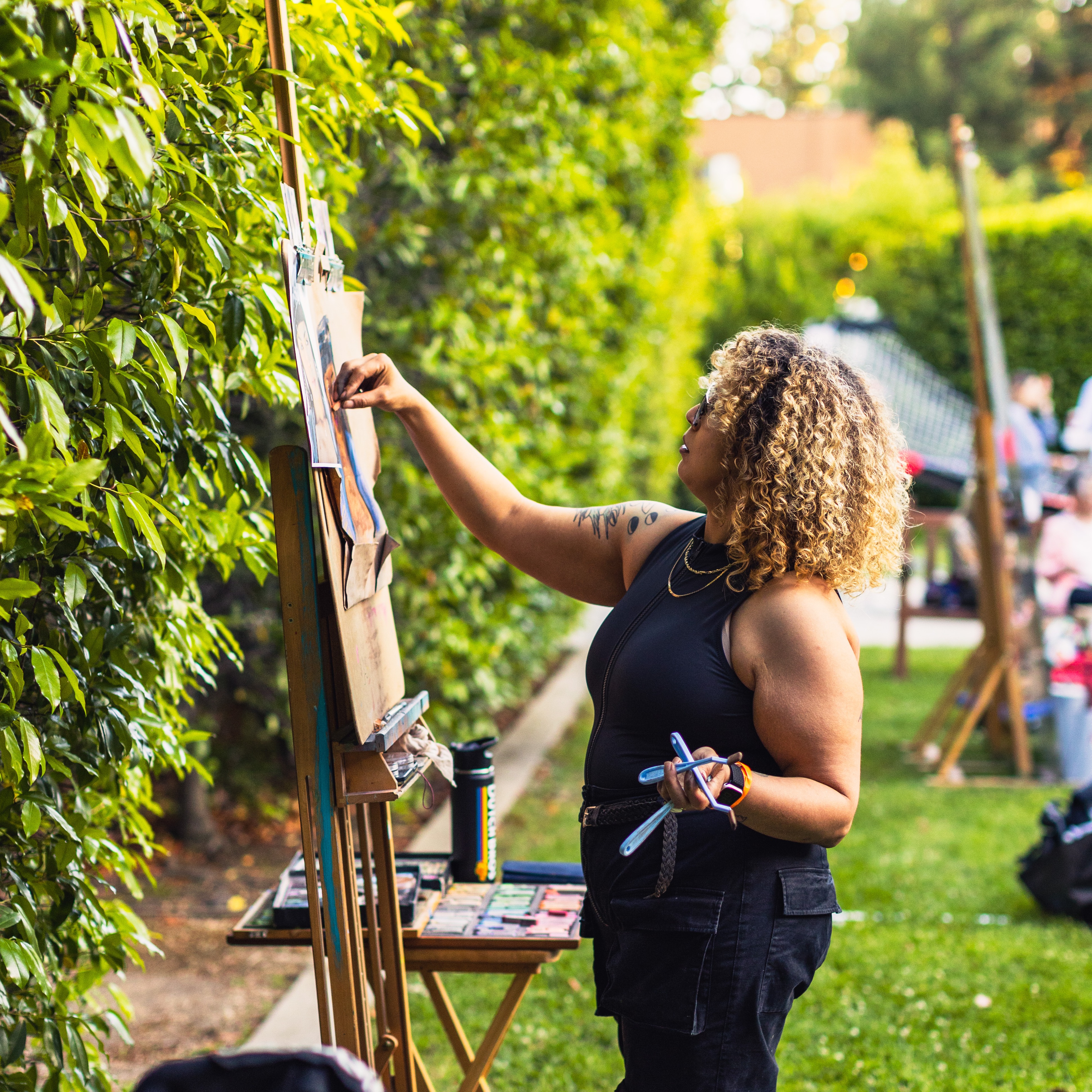 Sketching at Capitol Park