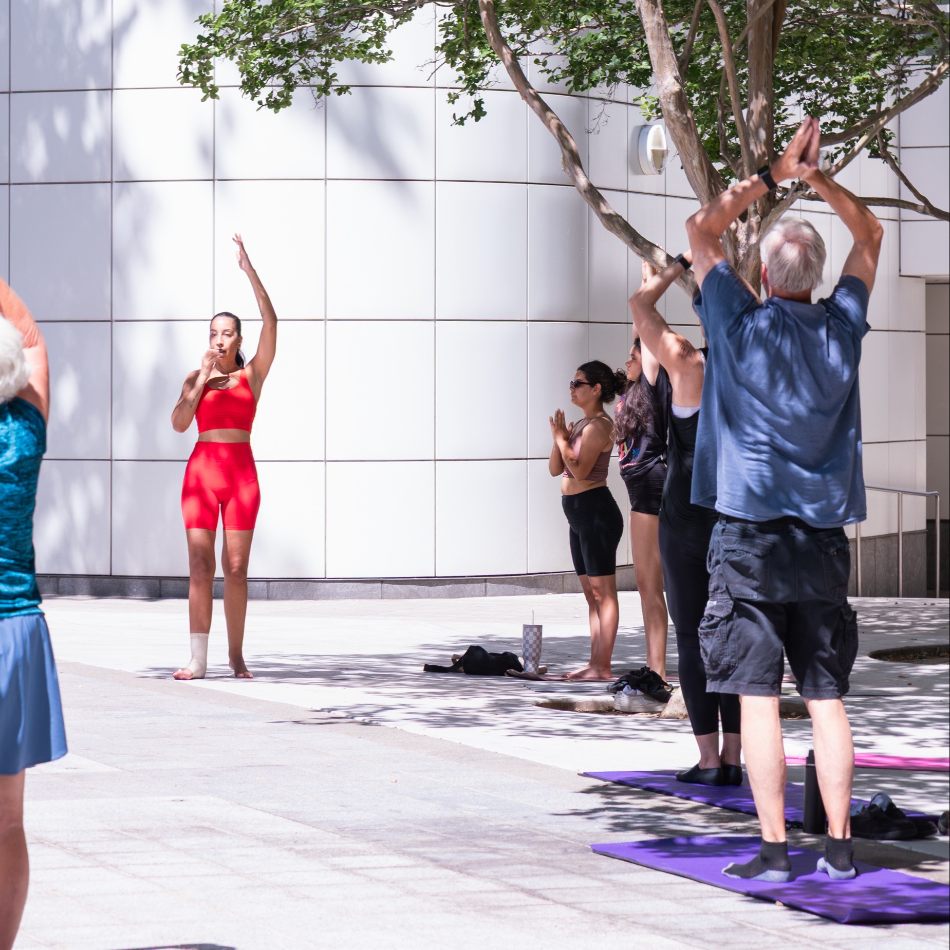 Yoga in the Courtyard