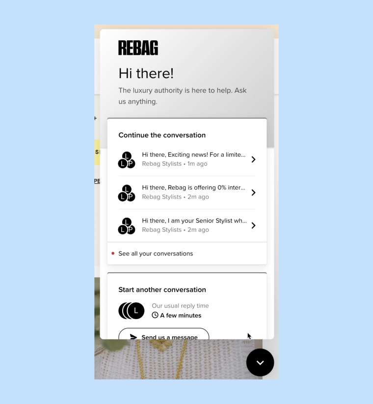 Rebag on the App Store