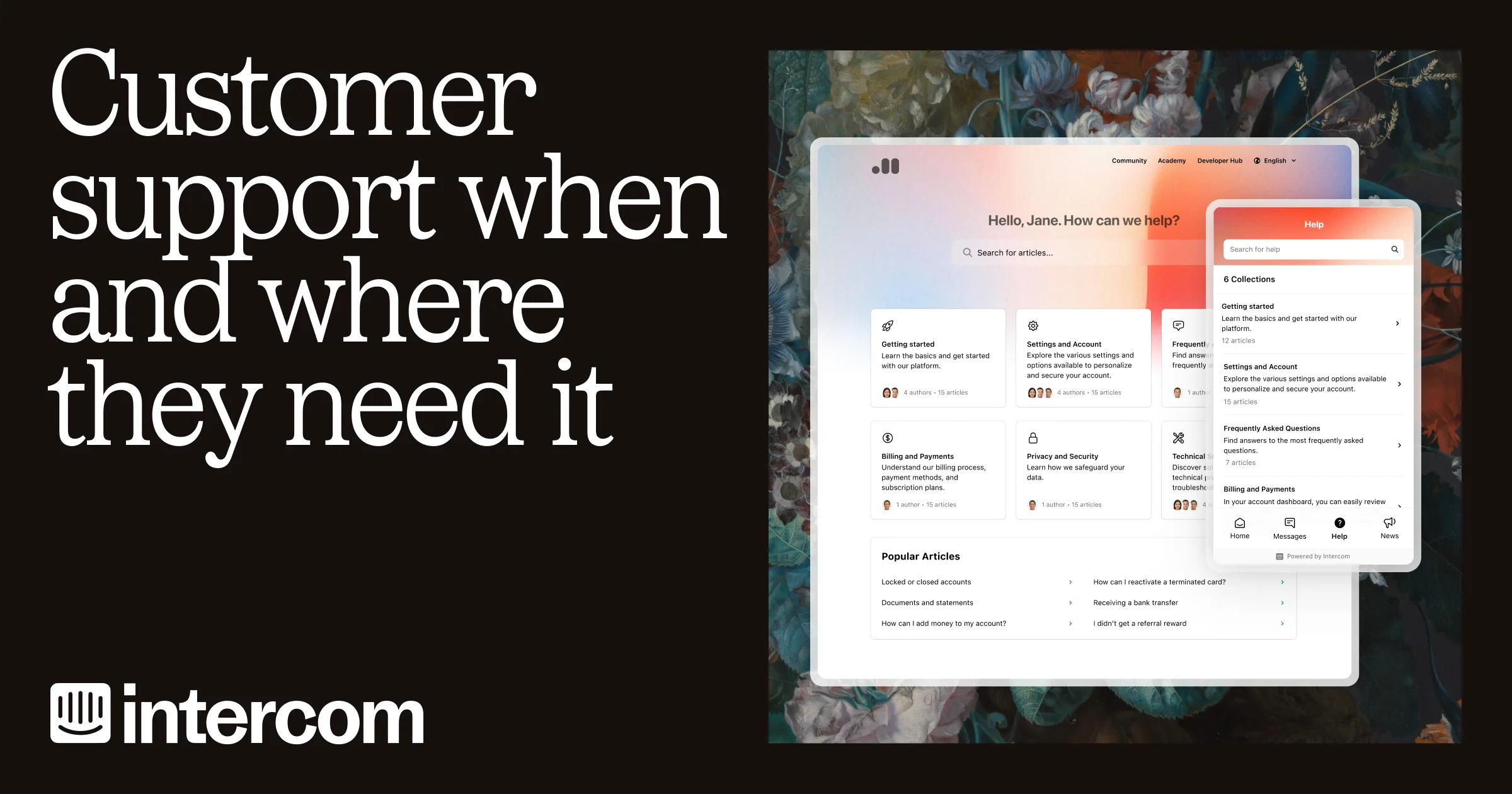 Intercom Help Center | Find answers fast