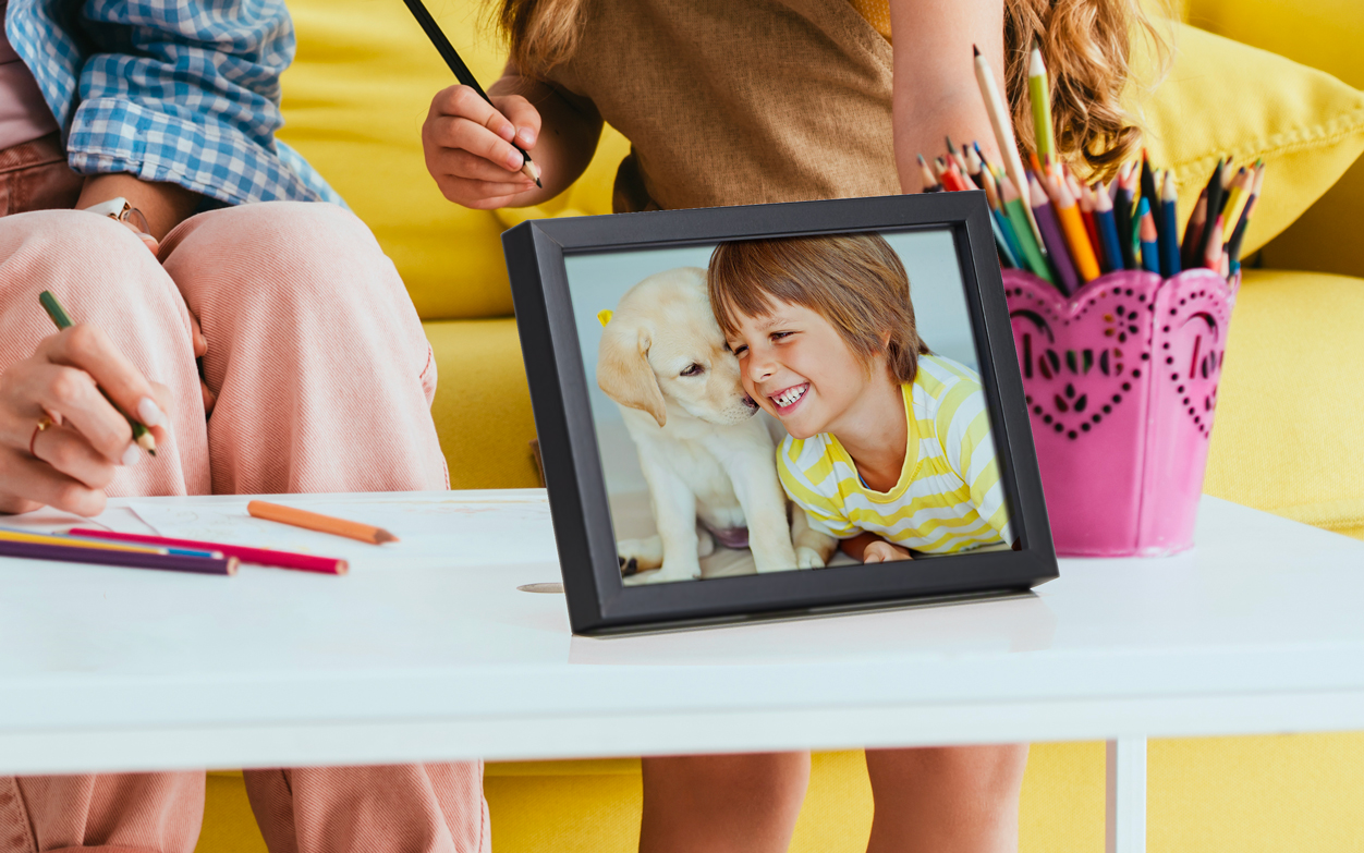 Cornice Legno 13x18cm Bianca - Con Vetro Per Foto - Per Tavolo O Parete - Design Retrò - Foto 8