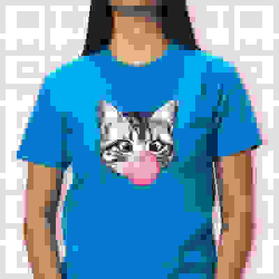 Camiseta con gato