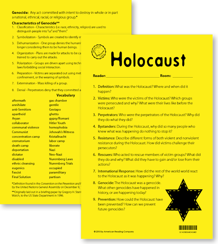 Holocaust | ARC Core Theme