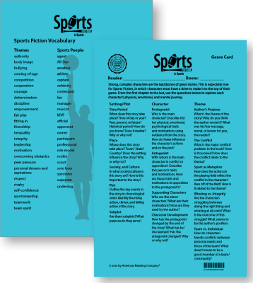 Sports Fiction Research Card