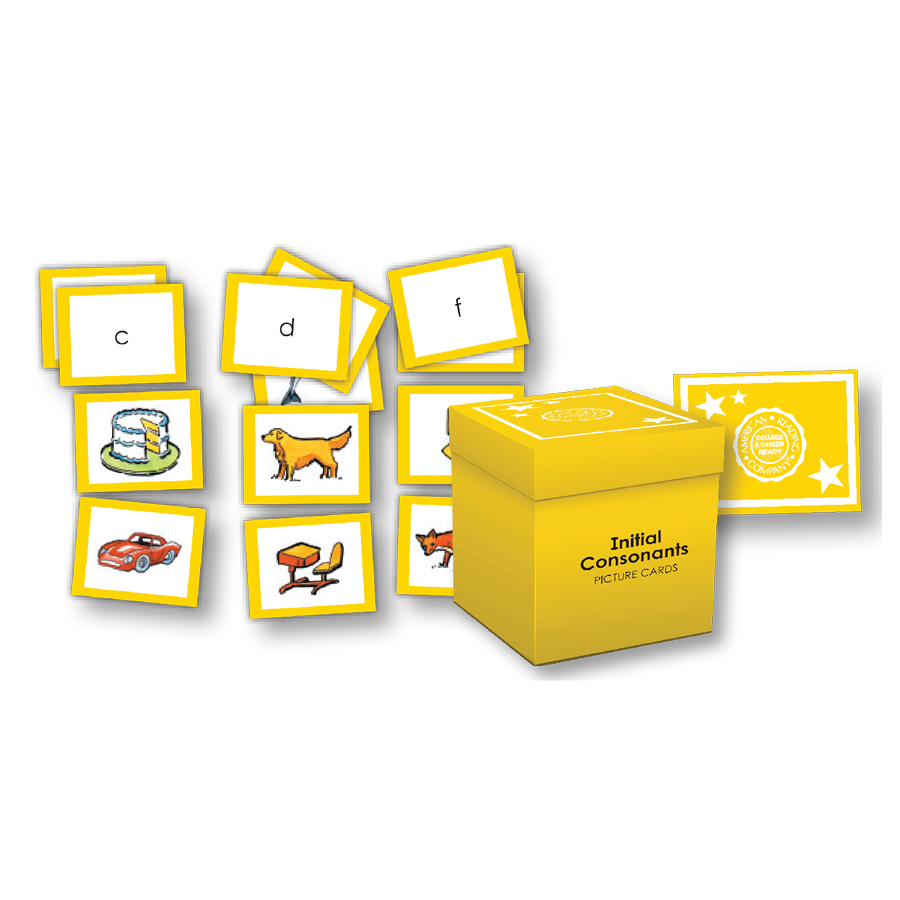 Initial Consonants Picture Cards