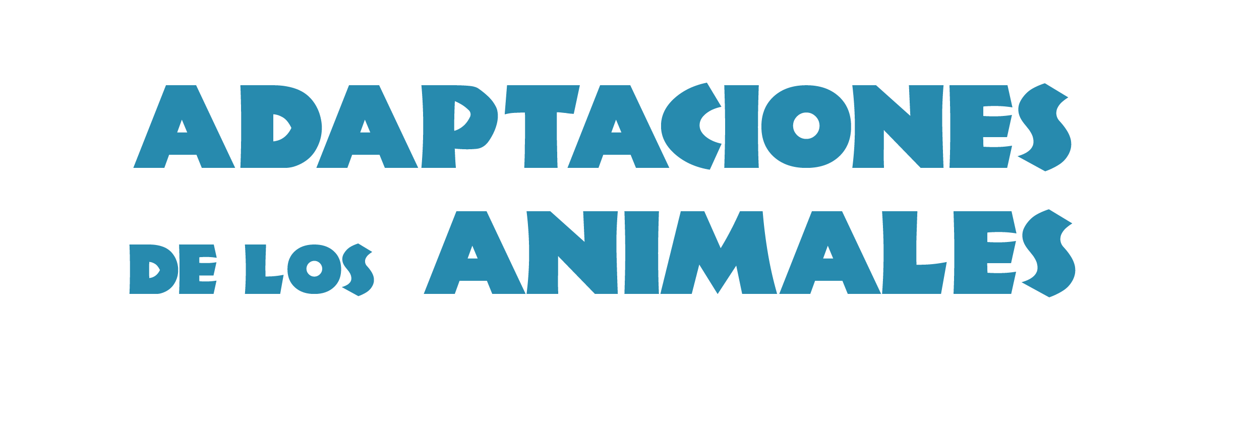 Adaptaciones de los animales Theme Logo