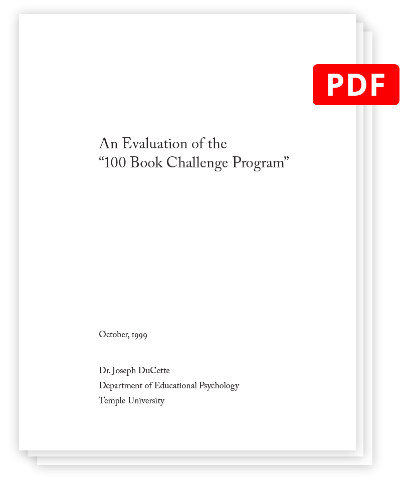 An Evaluation of the 100 Book Challenge Program