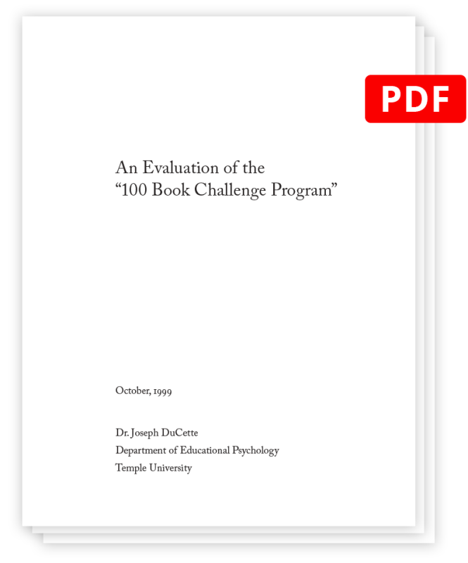 An Evaluation of the 100 Book Challenge Program