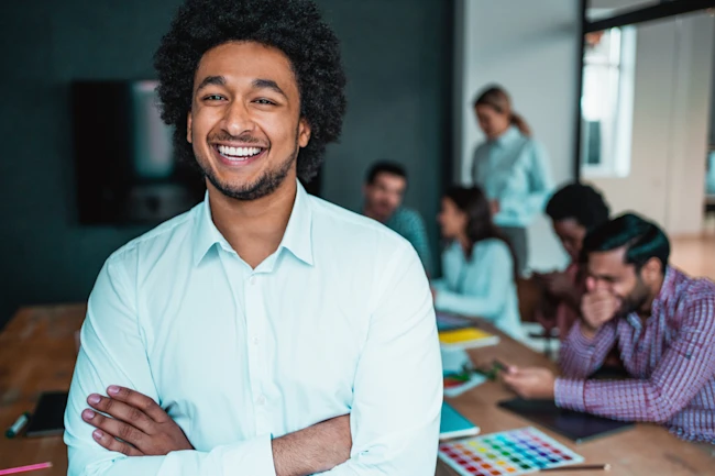 Successful team leader.