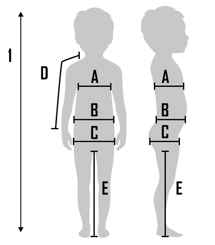 Guida misure bambino Icepeak