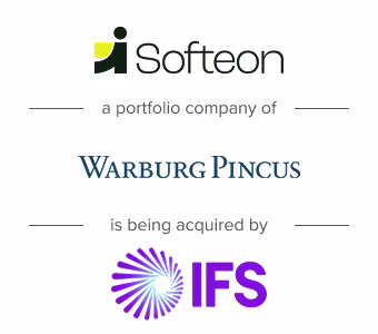 Softeon, a portfolio company of Warburg Pincus, is being acquired by IFS