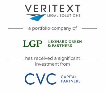 Harris Williams advised Veritext Legal Solutions, a portfolio company of Leonard Green & Partners, on the sale of a majority stake to CVC Capital Partners.