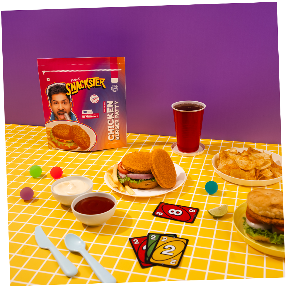 Chicken Burger Patty Lifestyle