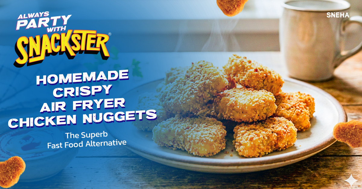 Homemade Crispy Air Fryer Chicken Nuggets: The Superb Fast Food Alternative