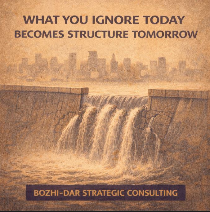 Cover Image for What You Ignore Today Becomes Structure Tomorrow