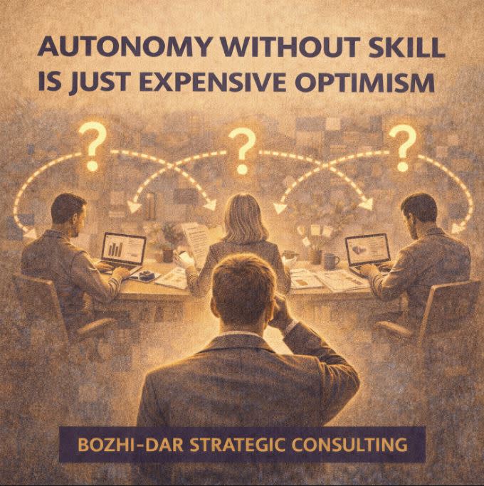 Cover Image for Autonomy Without Skill Is Optimism