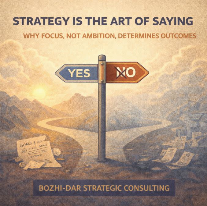 Cover Image for Strategy Is the Art of Saying No